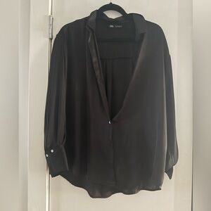 ❤️Women’s black long sleeve blouse